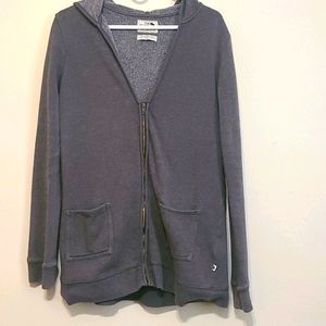 North Face Grey Long Hoodie